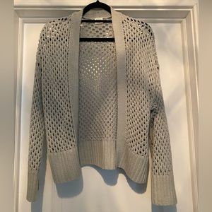 Grey blue summer cardigan